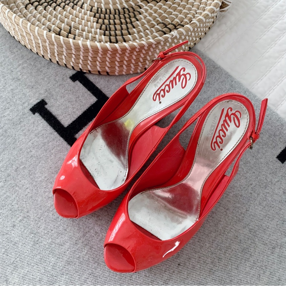 Gucci Patent Leather Wedges